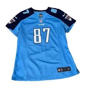 Tennessee Titans NFL On Field Nike Women's Jersey-Decker 87 Light Blue Sz Large